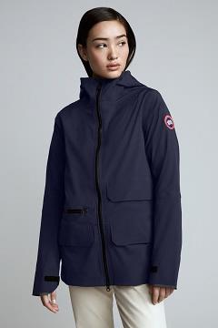 Chamarras Canada Goose Mujer México - Pacifica Chubasquero Azul Marino SB7519480